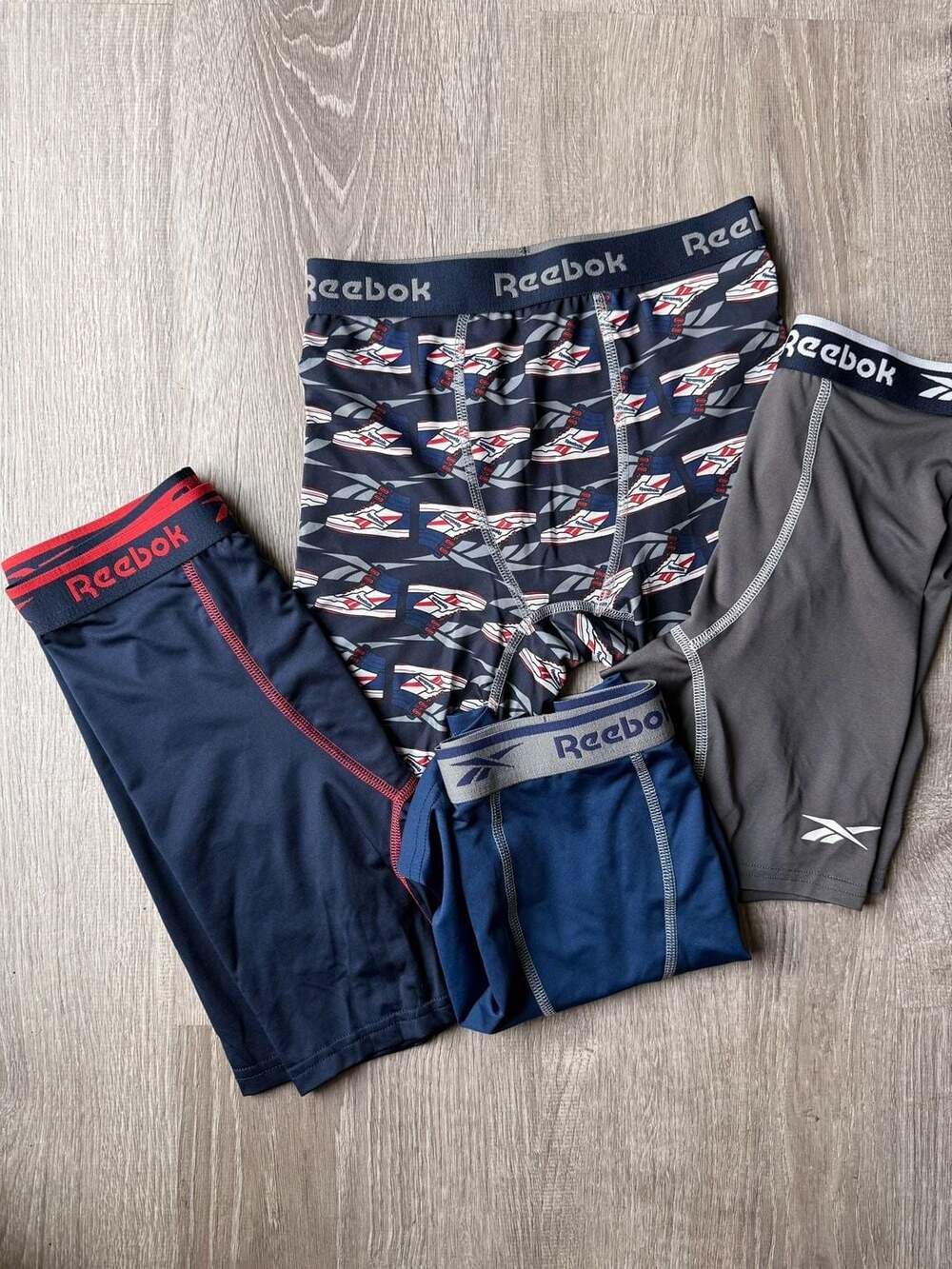 Reebok Boys Performance Boxer Briefs Underwear 4-Pack Size L 12/14